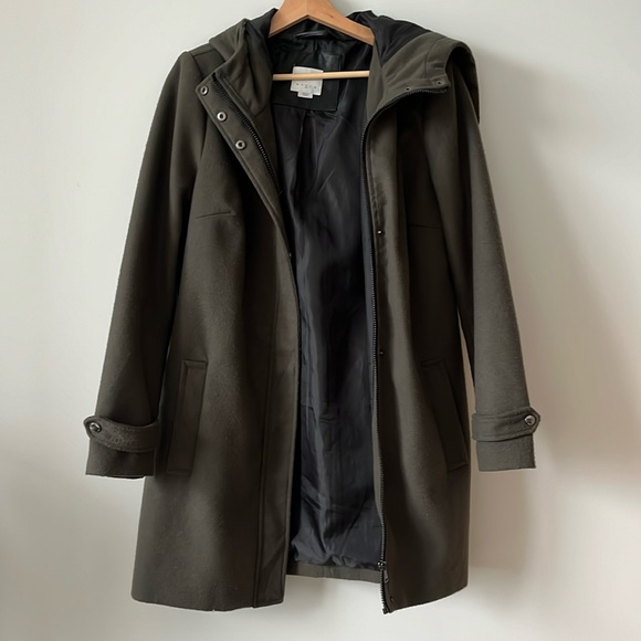 Dark Olive Vero Moda Coat - Picture 1 of 5
